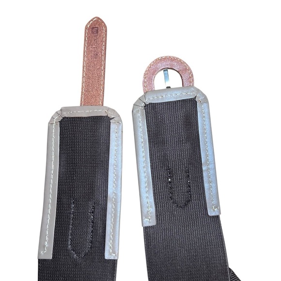 Linea Pelle Leather Stretch Women’s Statement Belt Corset Waist Brown Boho Retro - Picture 7 of 8